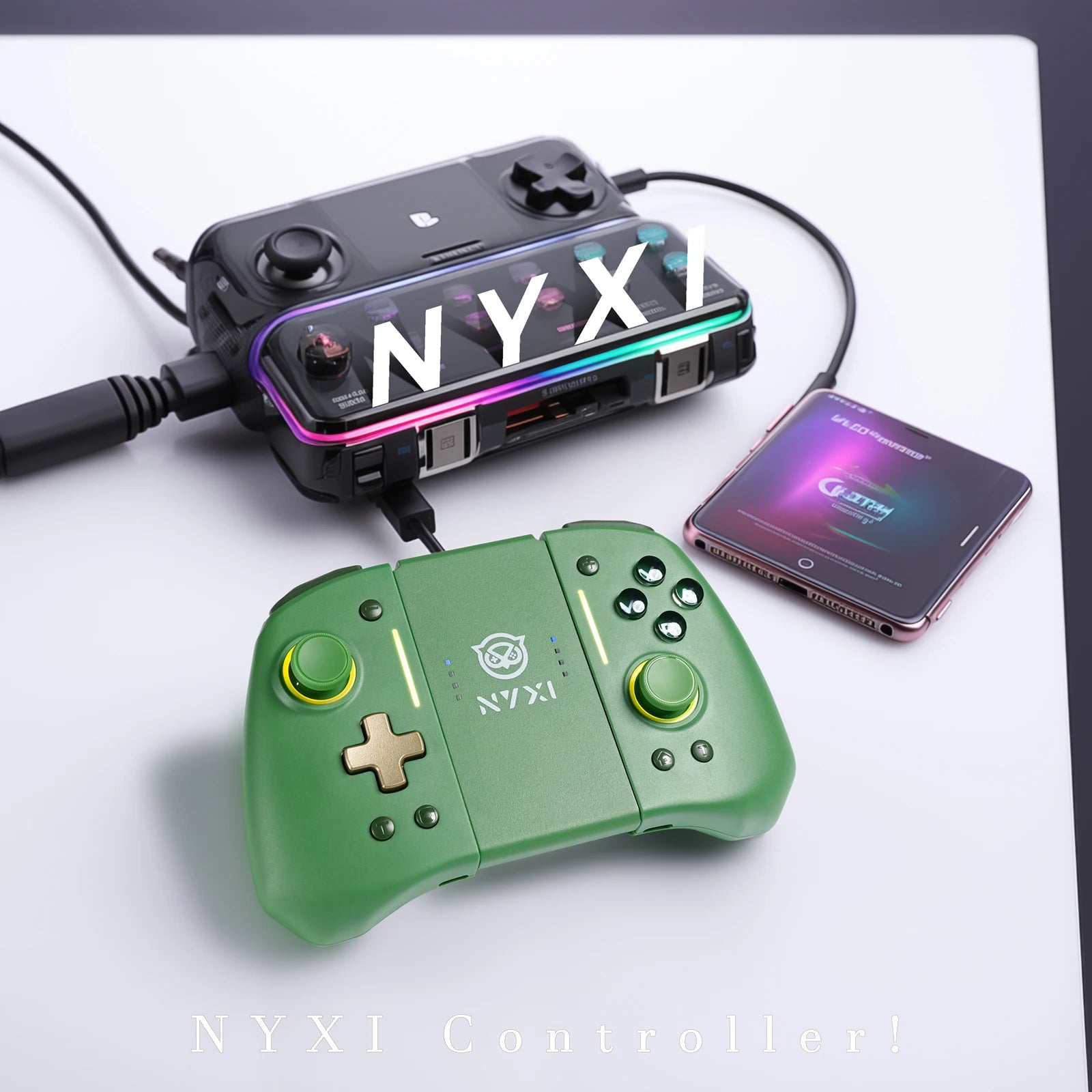 NYXI Hyperion pro Black Wireless Bluetooth Game Controller - Nintendo Switch Compatible Gamepad for Enhanced Gaming Experience