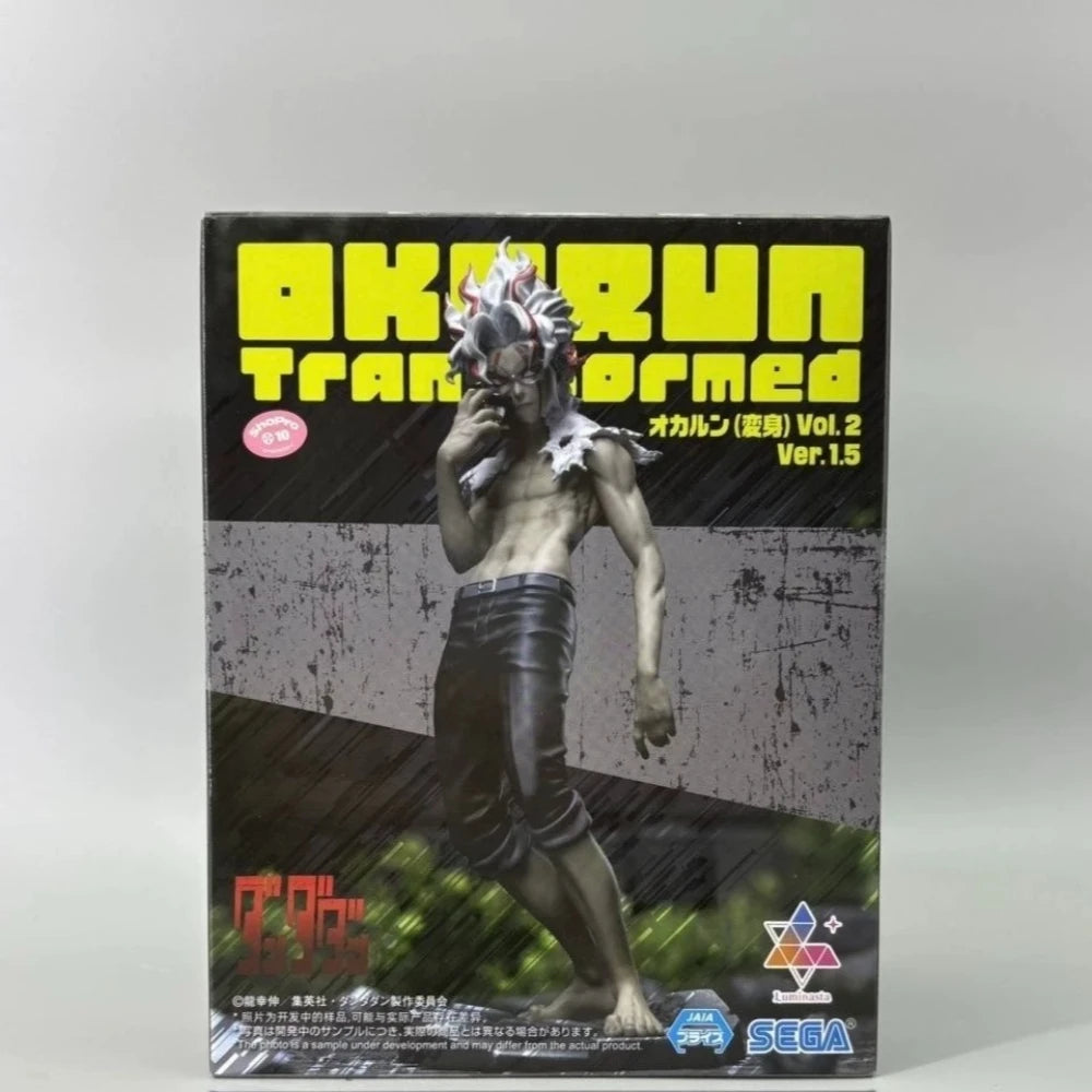 In Stock SEGA Original Genuine Anime Dandadan Takakura Ken Okarun Transformation Vol.2 Ver.1.5 Luminasta 18cm Model Toy Figures