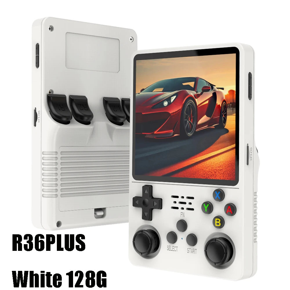 R36PLUS Handheld Game Console 4.0inch Big Screen 20000+ Games PK R36S Portable Pocket Video Player Kids Gift Arkos System