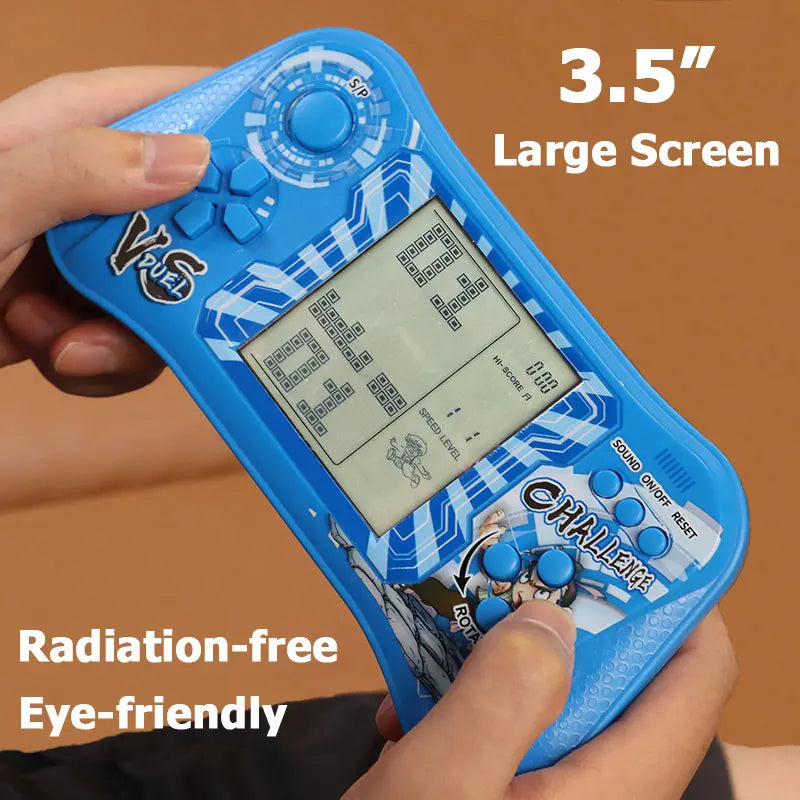 Puzzle Toys Handheld Game Console Classic Retro Tetris Handheld Game Player Nostalgic Educational Machine Childhood Kids Gift