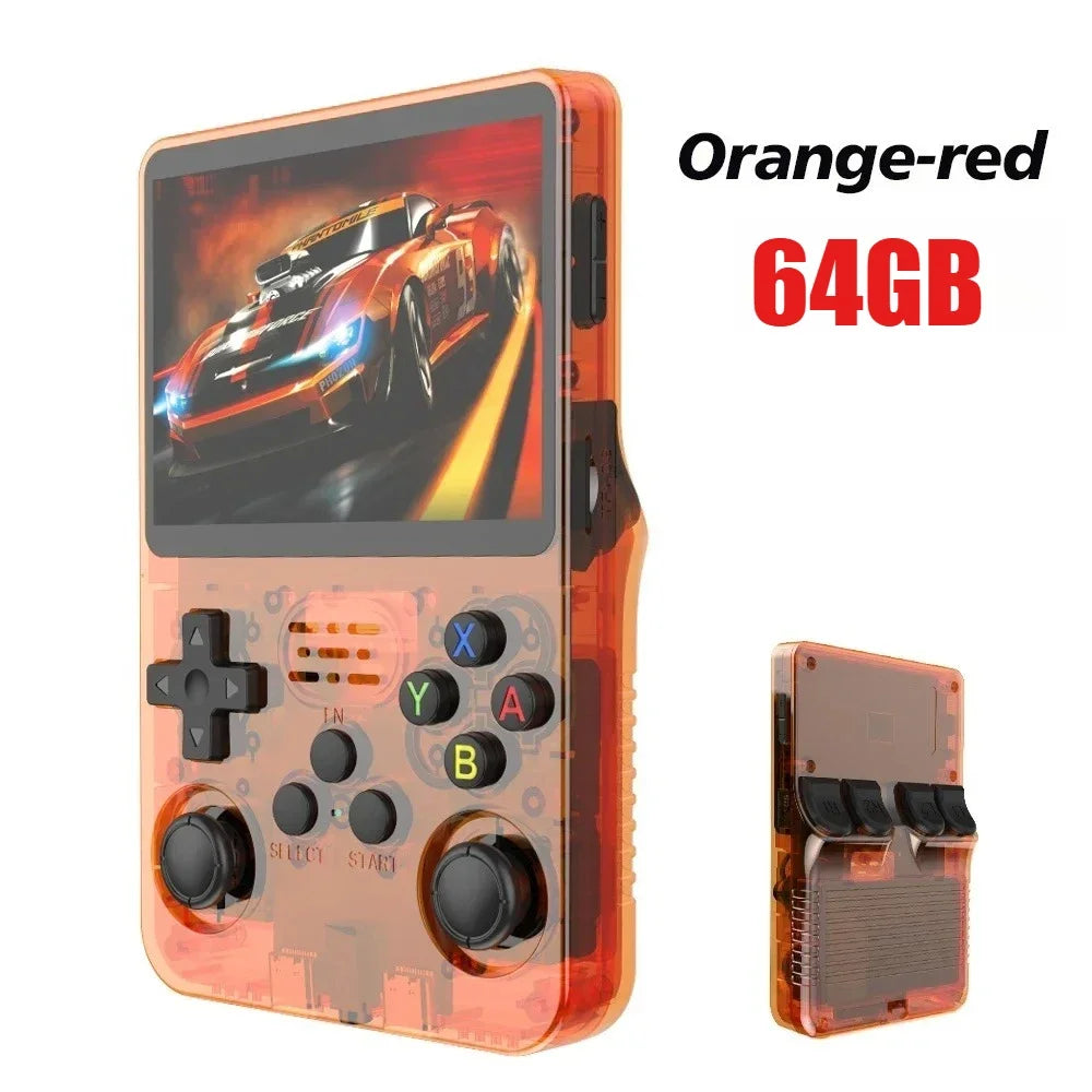 64G/128G R36S Retro Handheld Video Game Console Linux System 3.5 Inch IPS Screen R35s Pro Portable Pocket Video Player Games