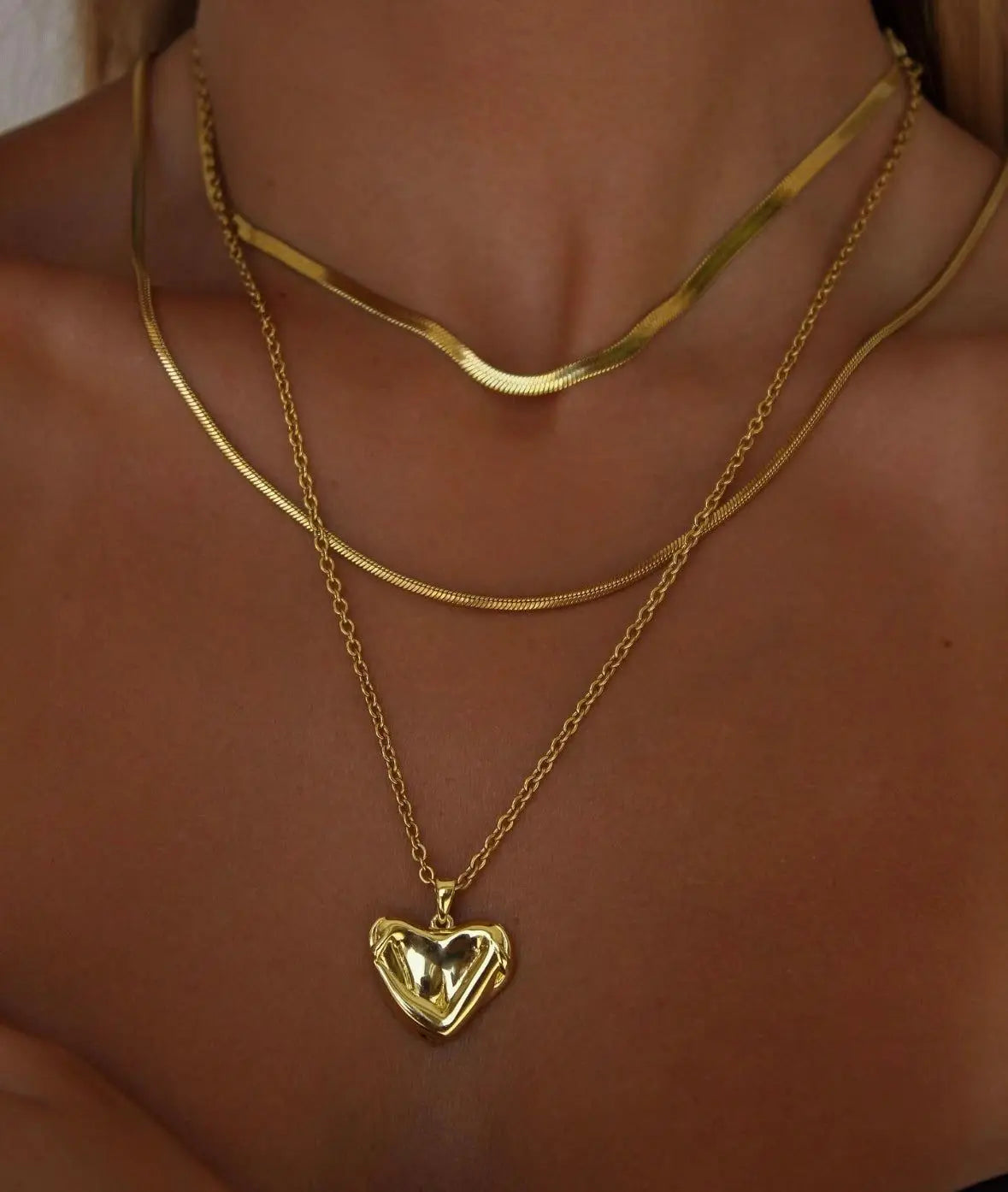 Vintage Gold Color Multiple Styles Necklace For Women Trendy Multi-Layer Disc Pendant  Necklaces New Tendyaces Set Jewelry Gifts