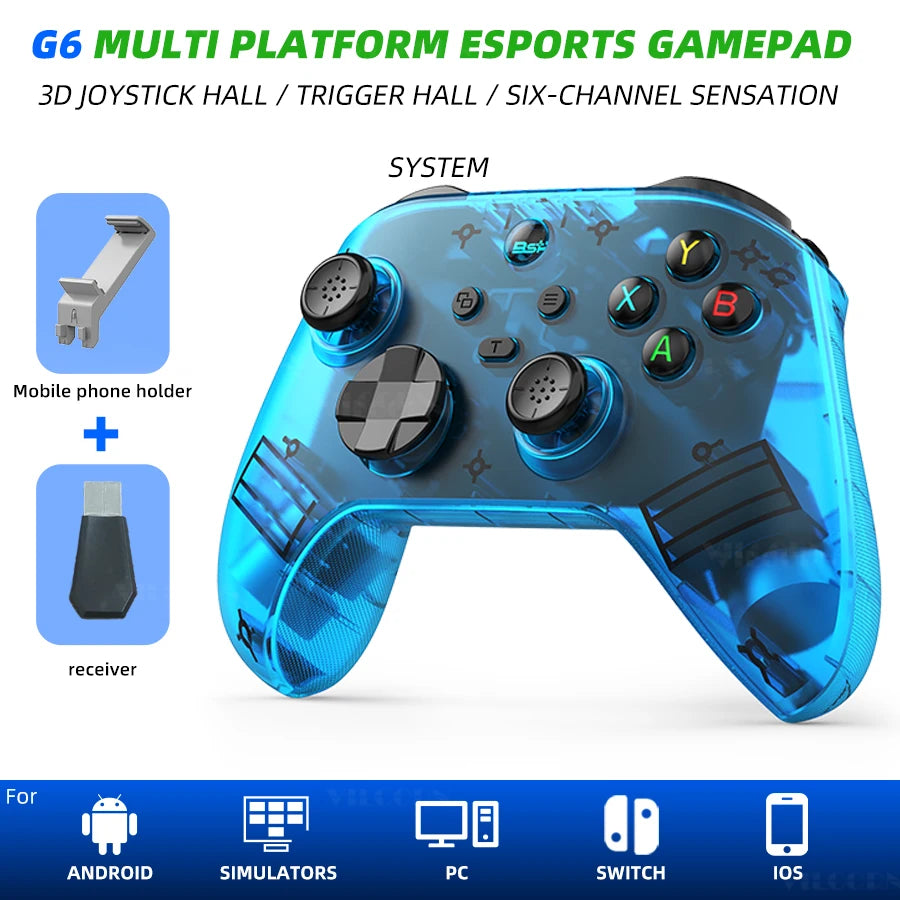 Mobile Game Controller For Android ios Phone Gamepad with Hall Effect Joystick Support XGP & PC & Steam Game