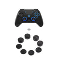 Qrd Spark N5 Wireless Game Controller For PS4 PS3 Hall Effect Vibration Gamepad With 8pcs Silicone Thumb Joystick Grip Cap