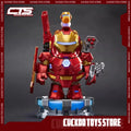 New "Iron Capy" 3d Printed Figure Capybara Iron Man Mashup Cute Desk Decor Anime Figures Creative Anime Collectible Model Toys