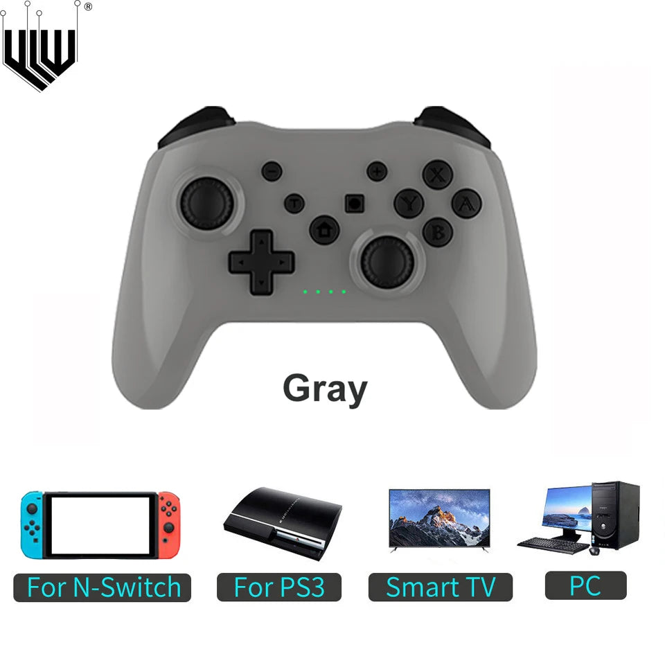 GAMINJA Wireless Gamepad BT Gaming Controller for Nintendo Switch Lite PS3 Game Console Smart TV Box Wind 7 8 10 PC Joystick