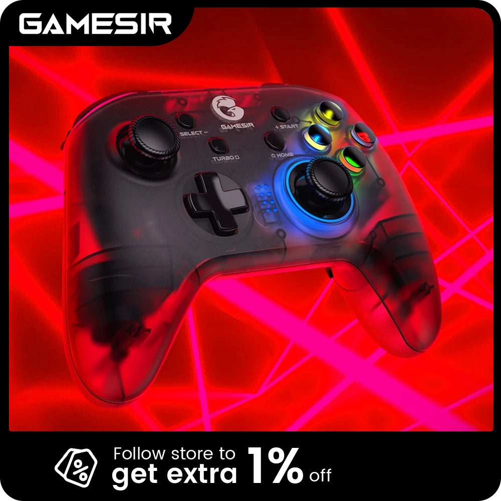GameSir T4 Pro Bluetooth Game Controller 2.4G Wireless Gamepad applies to Nintendo Switch Apple Arcade MFi Games Android Phone