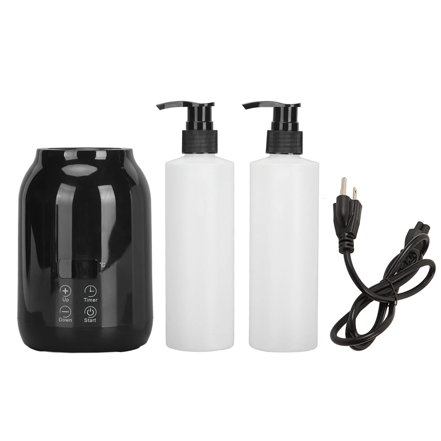 Essential Oil Heater LED Display Temperature Adjust Single Massage Oil Bottle Warmer Massage Oil Heater