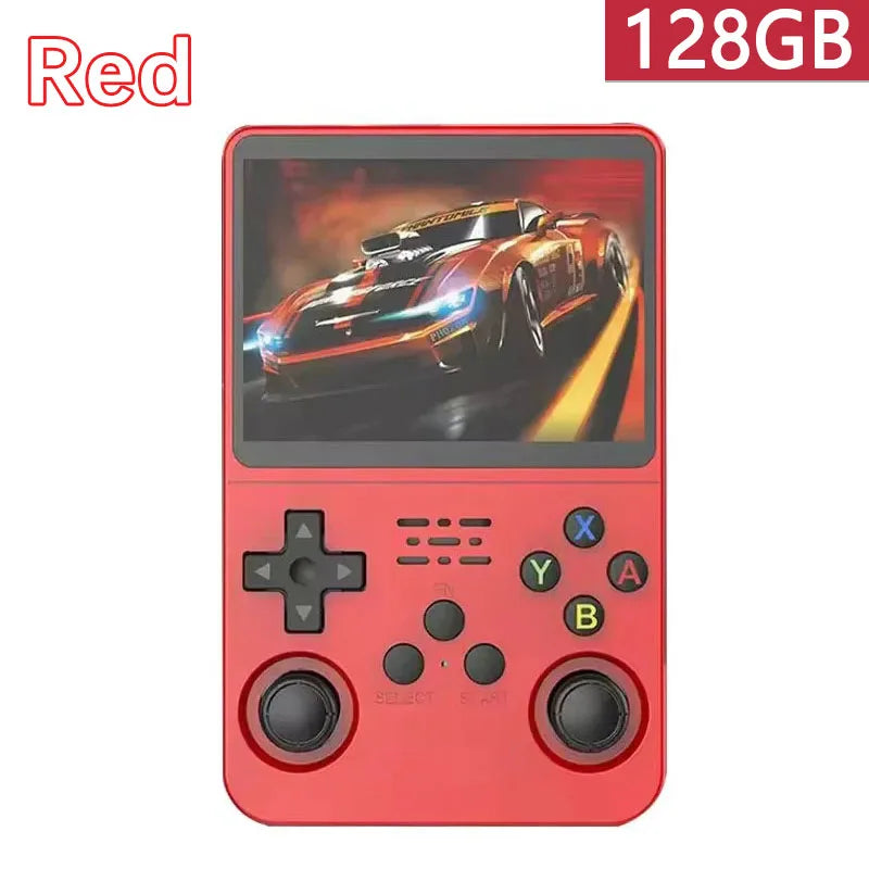 R36S Retro Handheld Video Game Console Linux System 3.5-inch IPS Screen Mini Portable Handheld Video Player 128GB 20000 Games