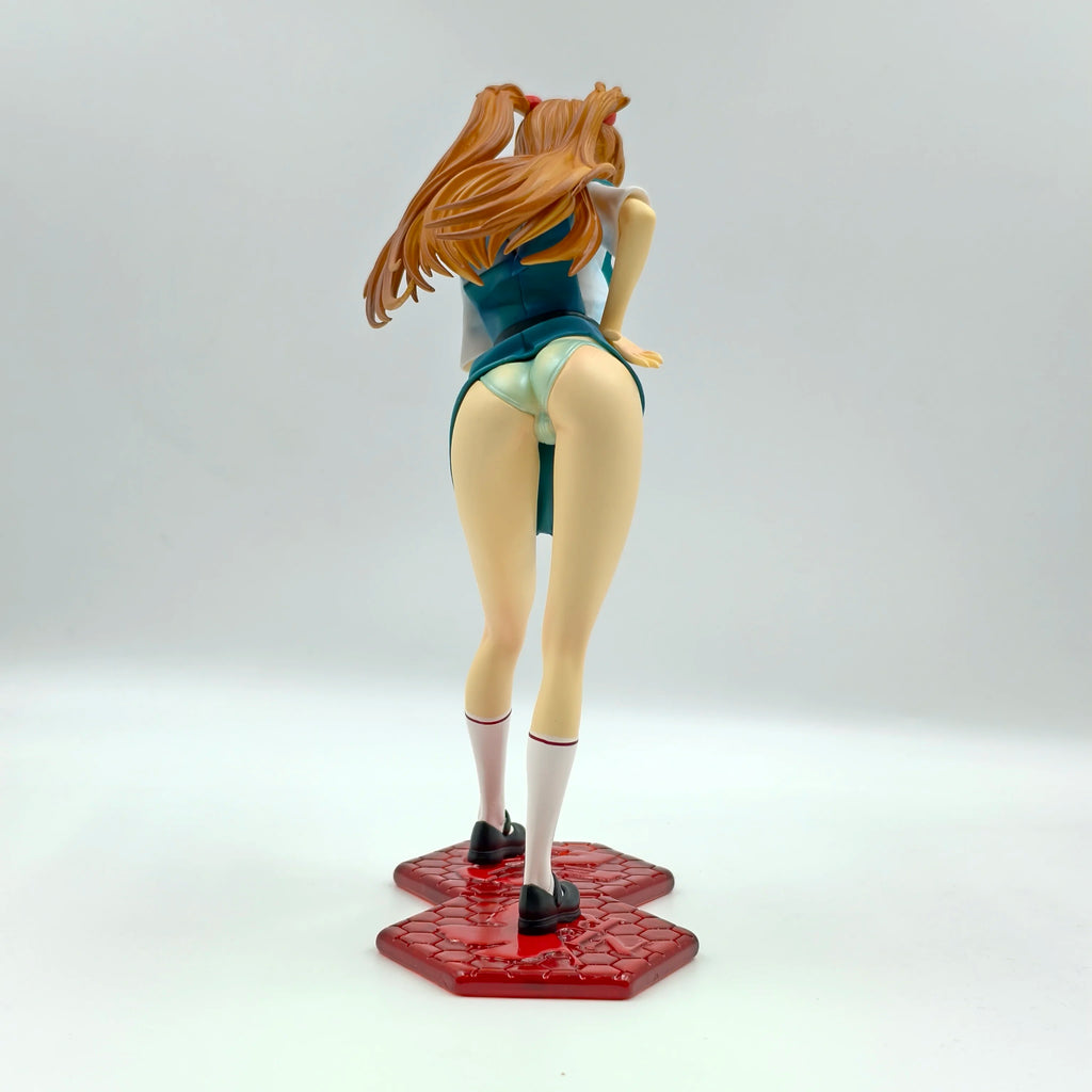 20cm 7.8 inch Anime Asuka Langley Soryu Action Figures Pvc Statue Desktop Ornamen Collection Statue Model Decoration Room Desk T
