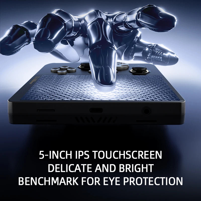 GAMEMT E5 Ultra Game Console 5" 1280*720 60Hz IPS Touch Screen 5000mAh Hall-Effect Joystick Portable Android Handheld Consoles