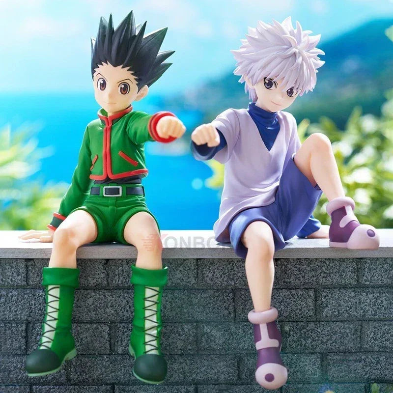 #1444 Hunter x Hunter Hisoka Anime Figure Gon Freecss & Killua Zoldyck Action Figure Chrollo Lucilfer Figurine Model Doll Toys