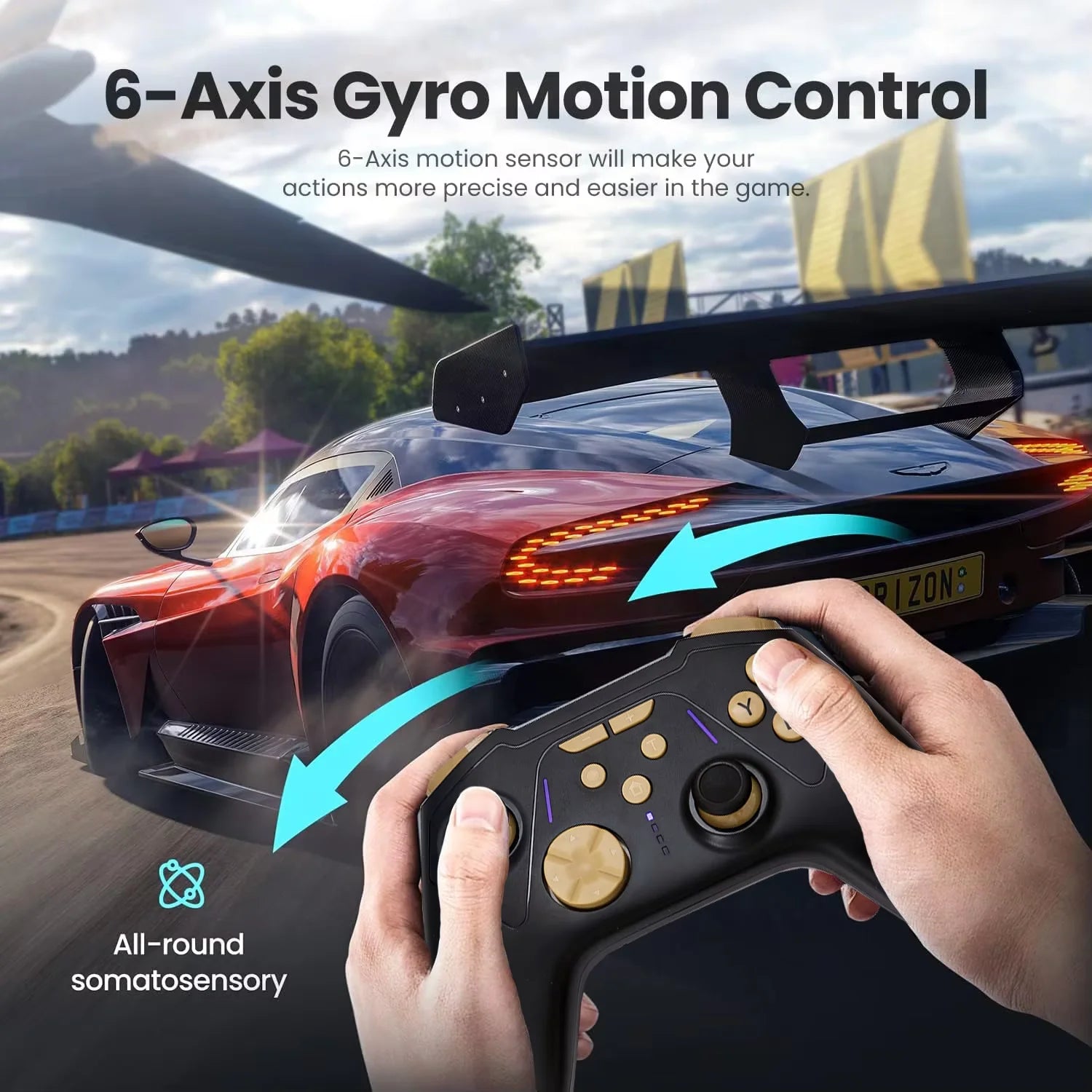 For Switch 2 Wireless Gamepad for NS/PC/Android/iOS Hall Trigger Gaming Controller Six Axis Motion Sensing Game Controllers New