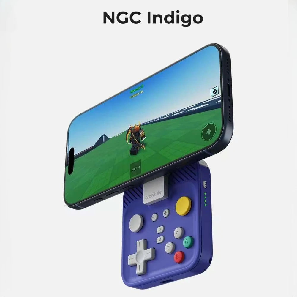 Abxylute M4 Game Controller Wireless Bluetooth Magnetic Gaming Handle Retro Portable Mini Grip for Mobile Phone NGC  MagSafe GBA