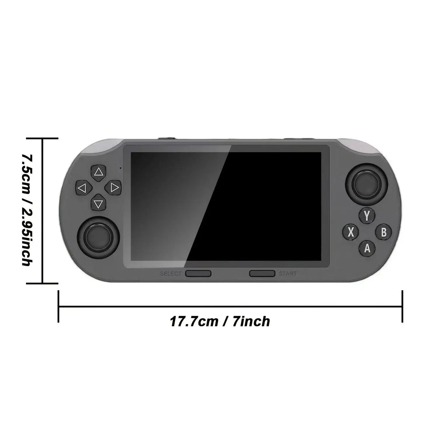 WUDS SF3000 Retro Handheld Game Console, 4.5 Inch IPS Screen Games Machine, Wireless Mini Portable Game Player