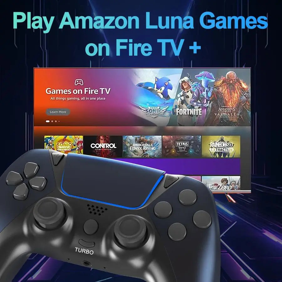 Ymir Luna Controller with Back Paddles,Turbo,Wireless Fire TV Game Controllers for PC,GeForce NOW,Firestick,Replacement for Offi