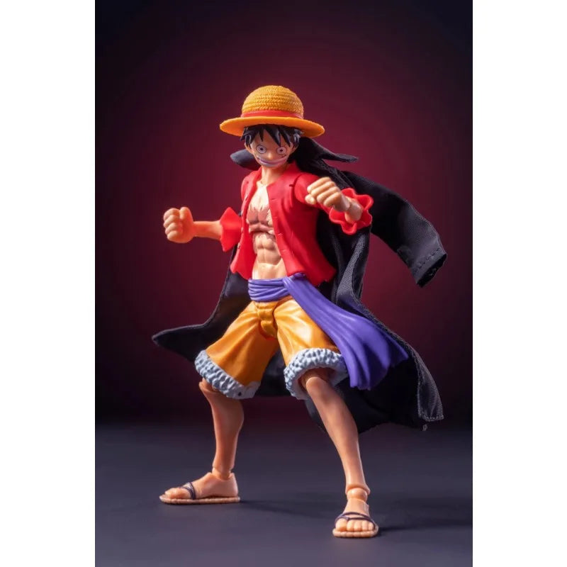 Shf 1/12 Male Custom Straw Hat Windbreaker Coat Scene Props Clothes for 6in Action Figures Body Dolls Model