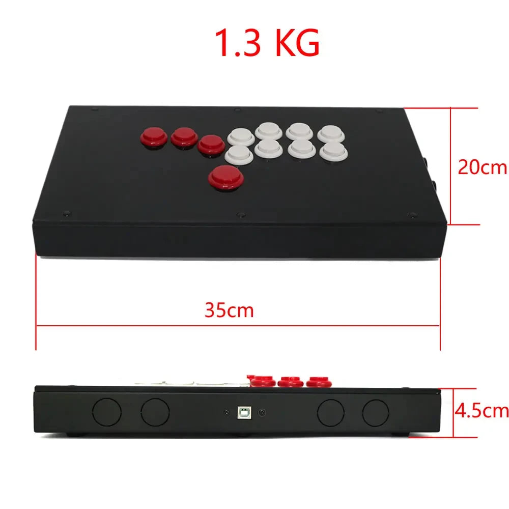 Fightbox Arcade Game Controller All Buttons Fighting Games Console Arcade Joystick Board Games Controller For PC/PS/PS5/Xbox/NS
