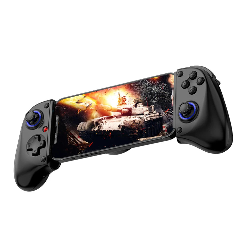 Mobile Phone Stretching Game Controller Wireless BT Mobile Gaming Controller Mobile Phone Gamepad for Switch/Android/iOS/PC/Xbox