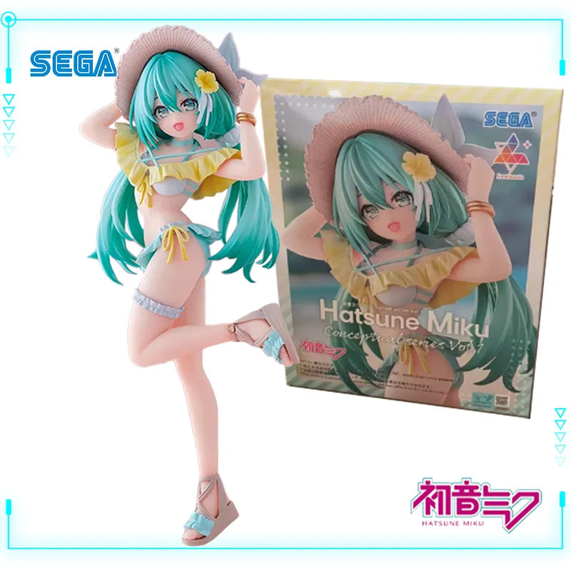 SEGA Original Genuine Piapro Characters Luminasta Hatsune Miku Conceptual Series Vol.1 Collections Model 21cm Toy Figures Gift