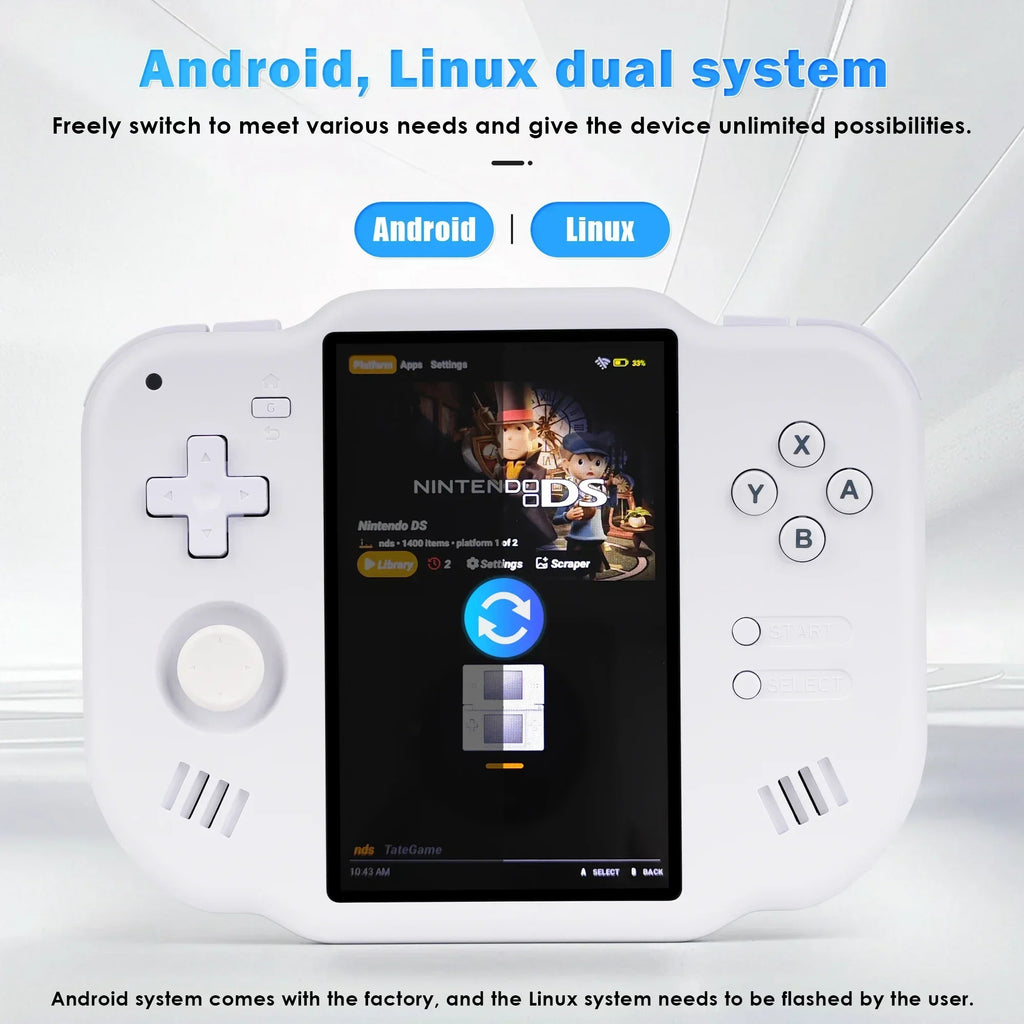 AMPOWN ZERO 40 Video Game Console 4'' IPS Multi-touch Screen Android A133P Support Wifi Bluetooth Vibration Motor Magicx Zero40