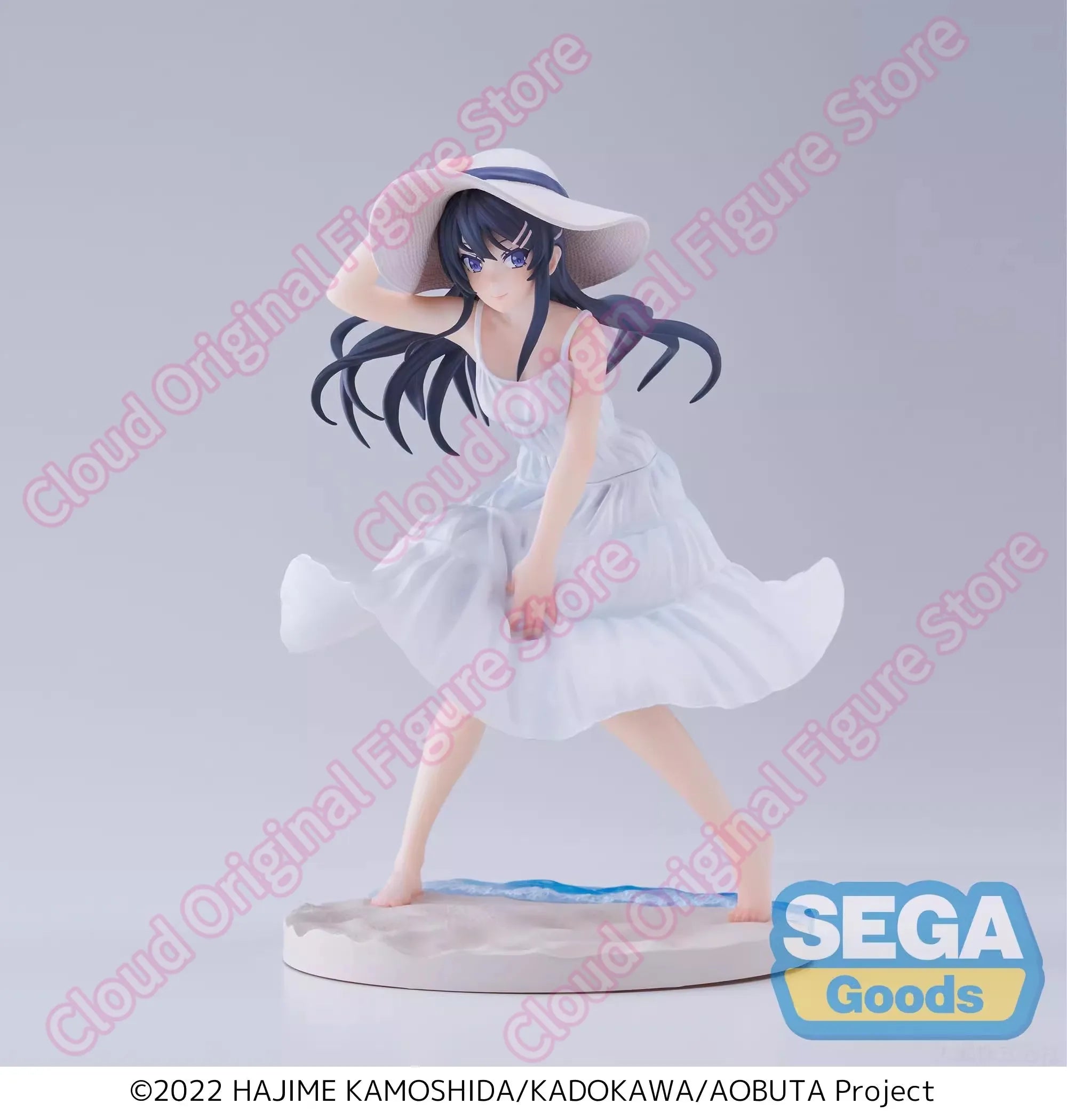 In Stock 100% Original Sega Luminasta Anime Aobuta Sakurajima Mai Summer Dress Pvc Anime FiguresCollectible Model Toys