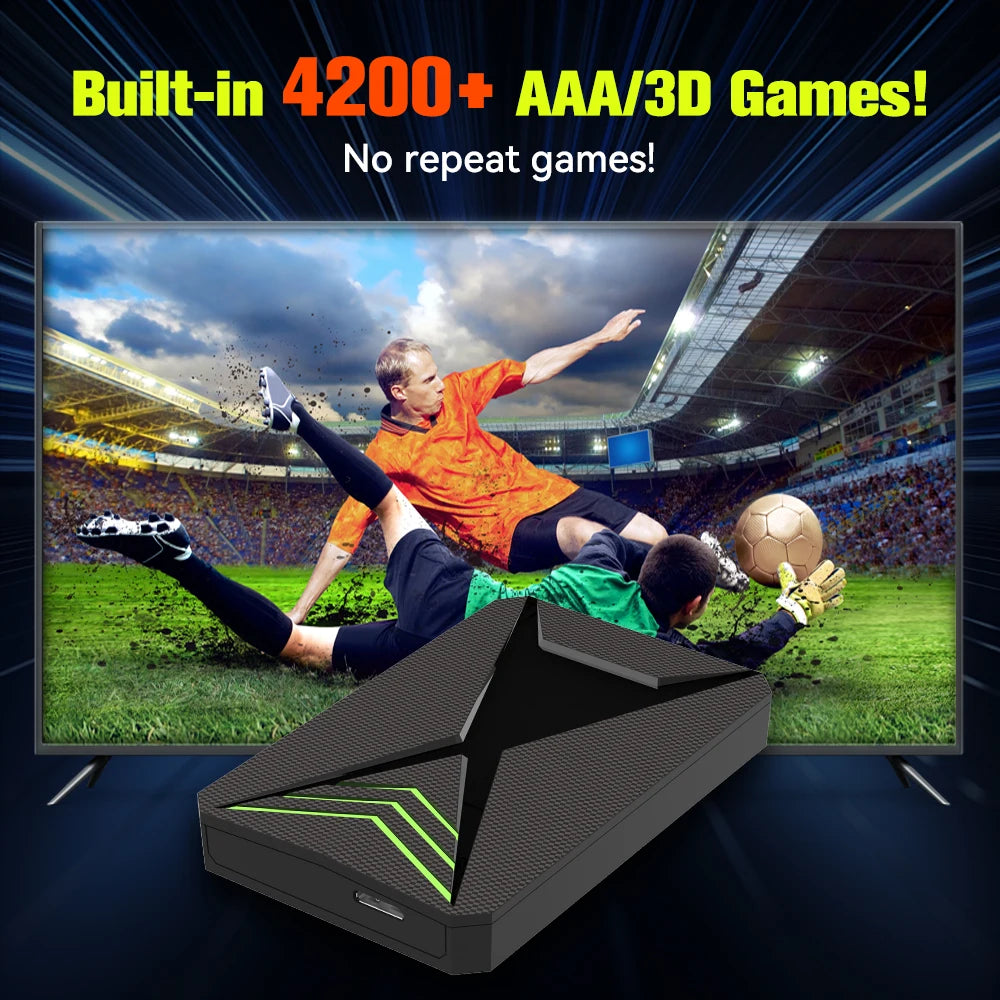 JMachen Launchbox 2TB Portable Gaming HDD with 4200+ 3D/PC Games Retro Game Console for PS4/PS3/PS2/Switchwith 4200+ PC/3D Games