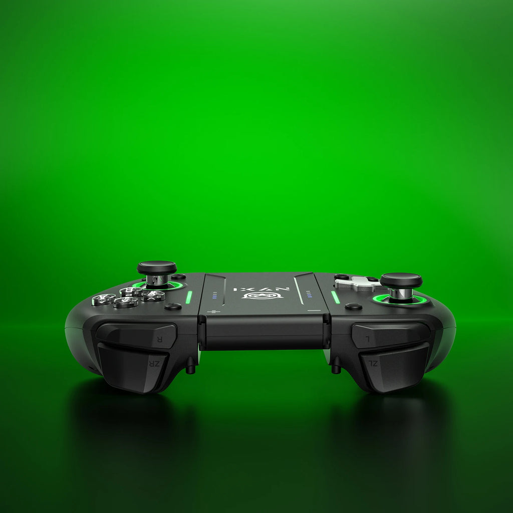 NYXI Hyperion Pro Hall Joystick Wireless Game Controller Black Gamepad with RGB Lights for Nintendo Switch