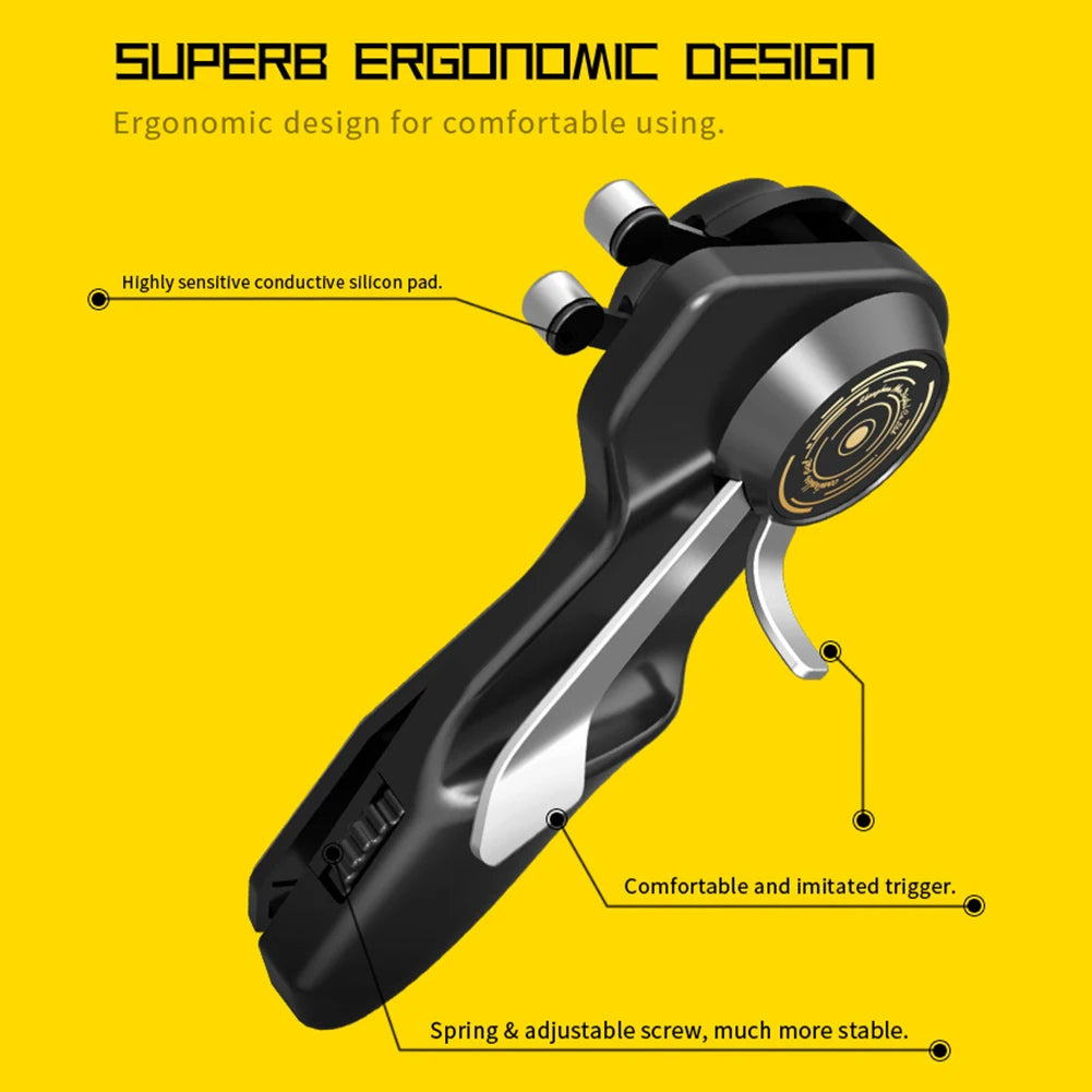 2PCS 6 Fingers Tablet Gaming Gamepad Button Triggers Joystick For PUBG Mobile Game Controller Shooter Game Joystick for Ipad