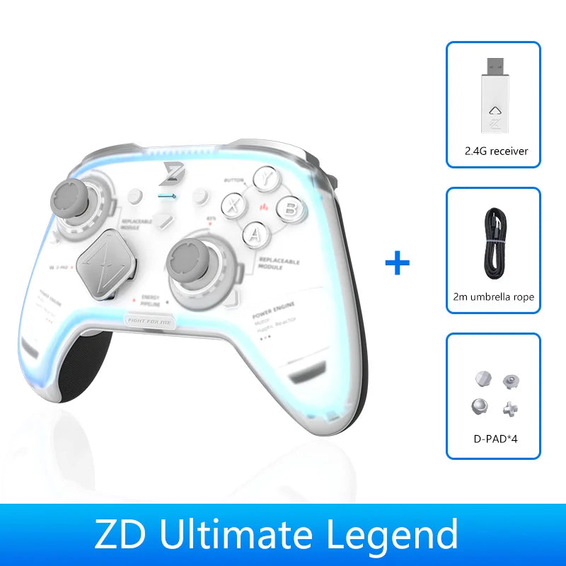 Zd Ultimate Legend Game Controller Elite Modular Sensory Rgb Switch Phone Bluetooth Controller Ns Tablet Steam Xbox Gifts ZD New