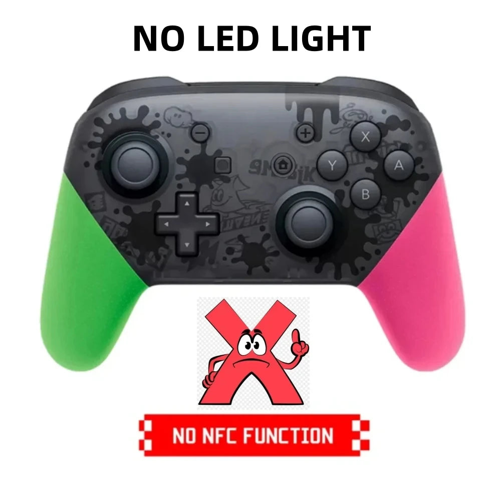 Gamepad  Controller Wireless Bluetooth Wake Function Joystick 6-Axis Gyro Handle HD Vibration for PC Game Console