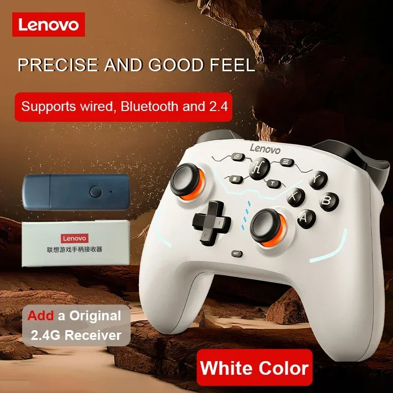 Lenovo S04 Gamepad Support TURBO Function High Sensitivity Game Controller For Switch2 phone/Tablet/Smart TV Joystick Controller