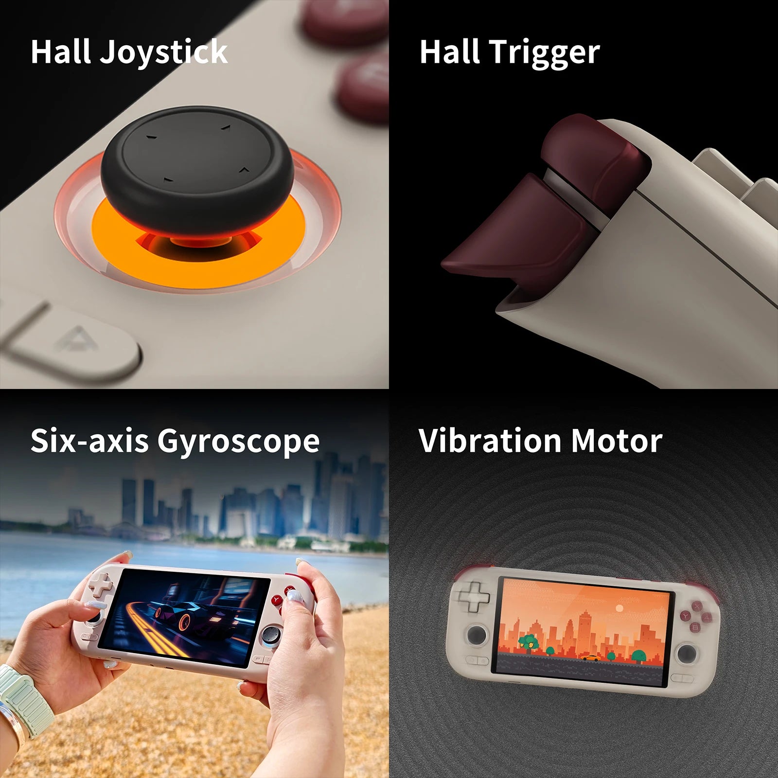 MANGMI AIR X Handheld Game Console Qualcomm Snapdragon 662 5.5'' Touchscreen15W FastCharging Android 14 Active Cooling Fan Gift