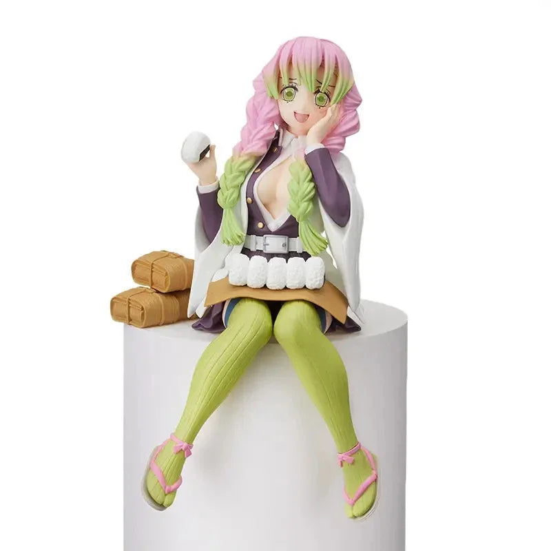 Hot Anime Demon Slayer Sit Eating High Quality Rice Figure All Style Tanjirou Nezuko Kyoujurou Tengen Tokitou Muichirou Figurine