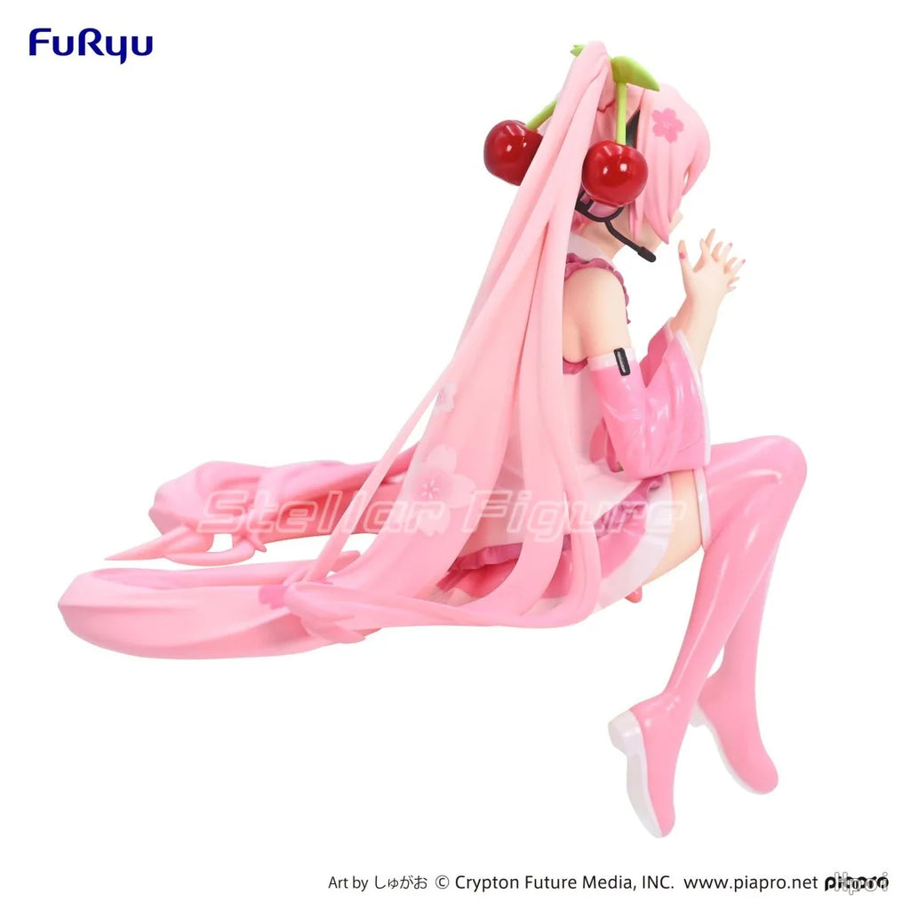 【SF】In Stock Original FuRyu Noodle Stopper Piapro Characters Sakura Miku 2023 Smile Figures Gift Anime Model