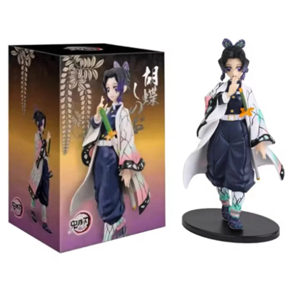 Official Anime Demon Slayer Kimetsu no Yaiba figure Kamado Tanjirou Action Figure Agatsuma Zenitsu Nezuko Warrior PVC Model Toys