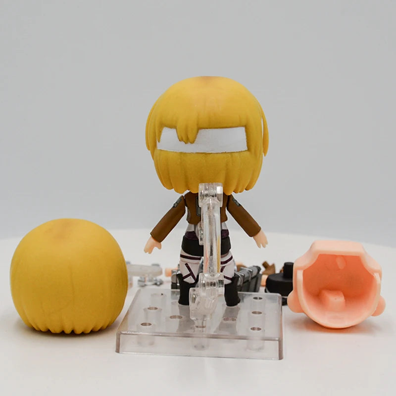 #435 Attack on Titan Armin Arlert Anime Girl Figure Levi Ackerman Action Figure Shingeki no Kyojin Figurine Model Doll Toys Gift