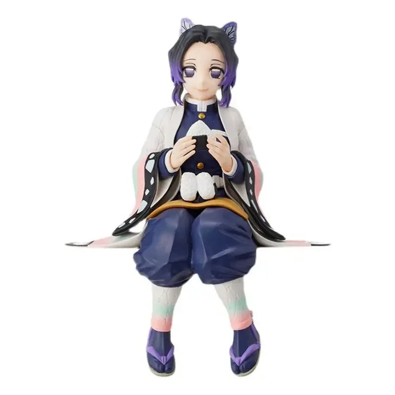 Hot Anime Demon Slayer Sit Eating High Quality Rice Figure All Style Tanjirou Nezuko Kyoujurou Tengen Tokitou Muichirou Figurine