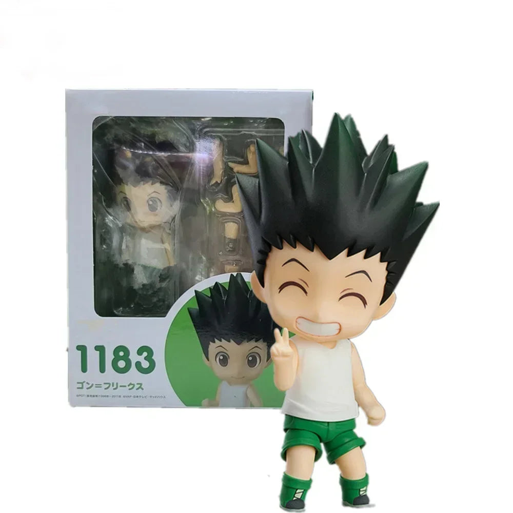 #1444 Hunter x Hunter Hisoka Anime Figure Gon Freecss & Killua Zoldyck Action Figure Chrollo Lucilfer Figurine Model Doll Toys