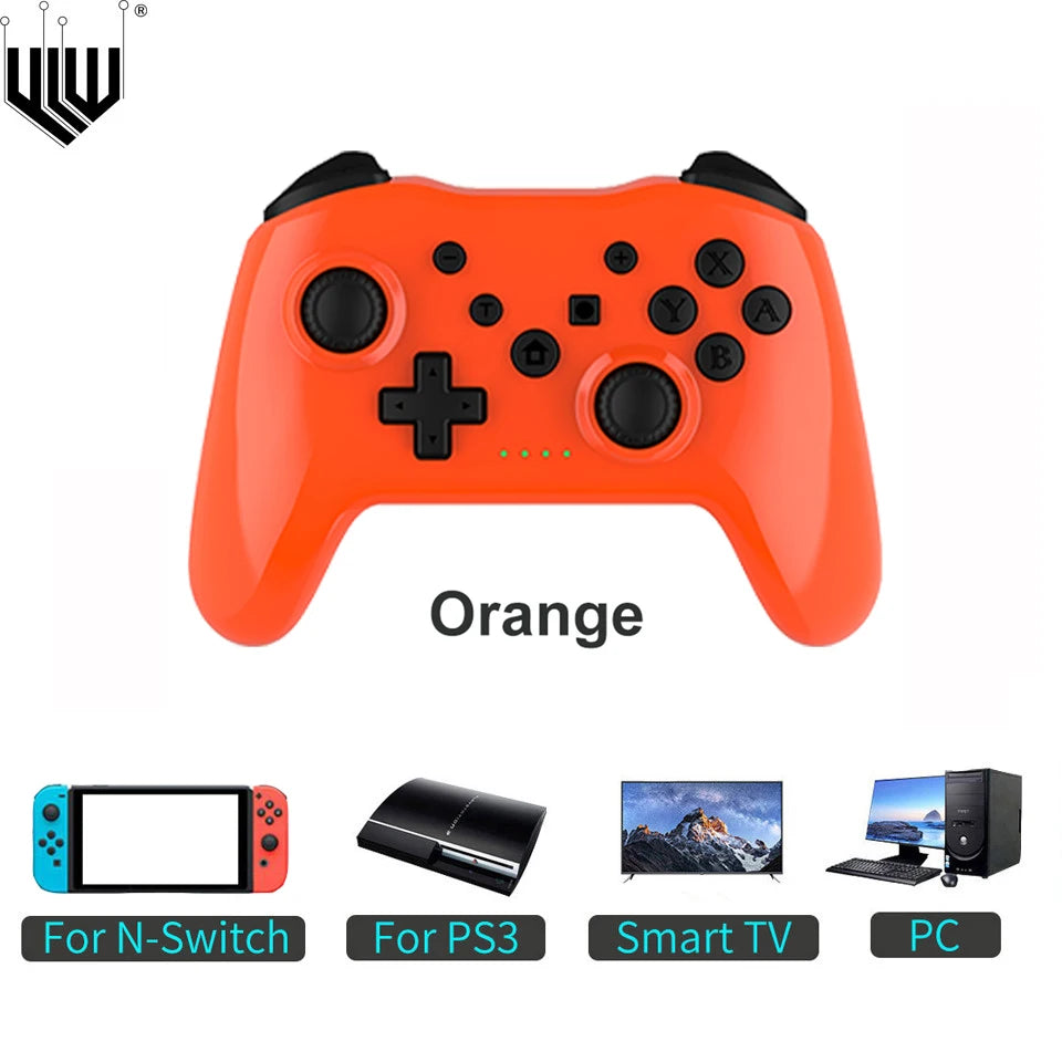 GAMINJA Wireless Gamepad BT Gaming Controller for Nintendo Switch Lite PS3 Game Console Smart TV Box Wind 7 8 10 PC Joystick