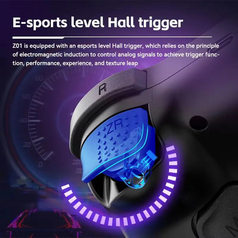 Z01 Mobile Game Controller Android Ios Motorcycle Tesla Computer Wireless Bluetooth Controller Six Axis Dual Axis Vibration