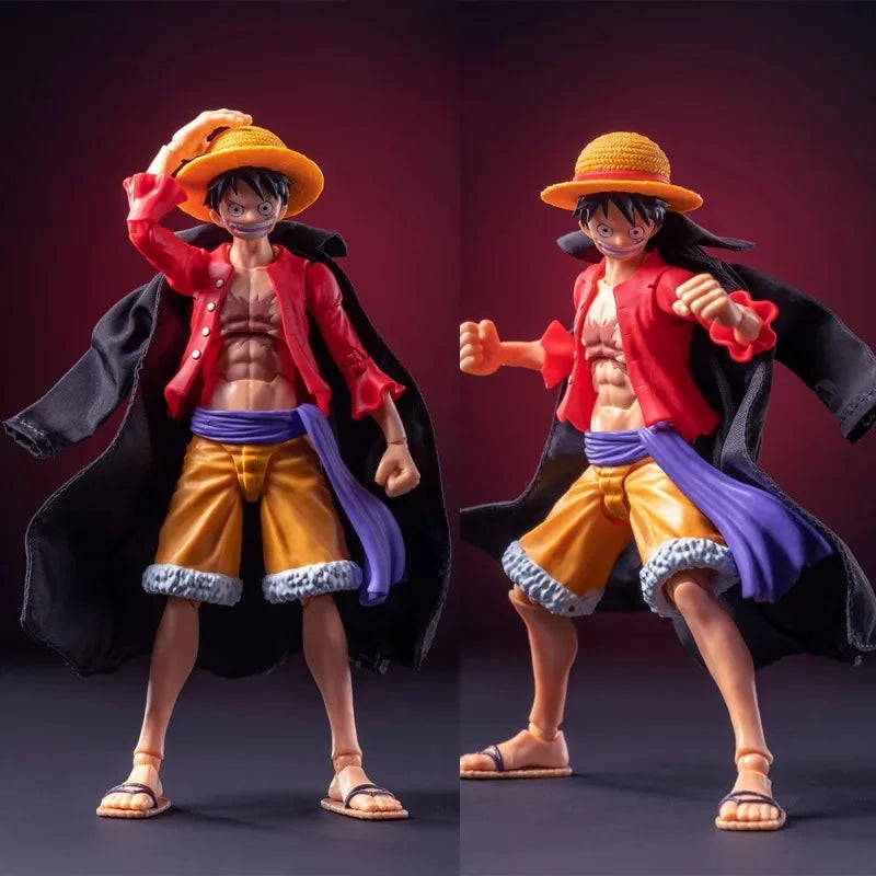 Shf 1/12 Male Custom Straw Hat Windbreaker Coat Scene Props Clothes for 6in Action Figures Body Dolls Model