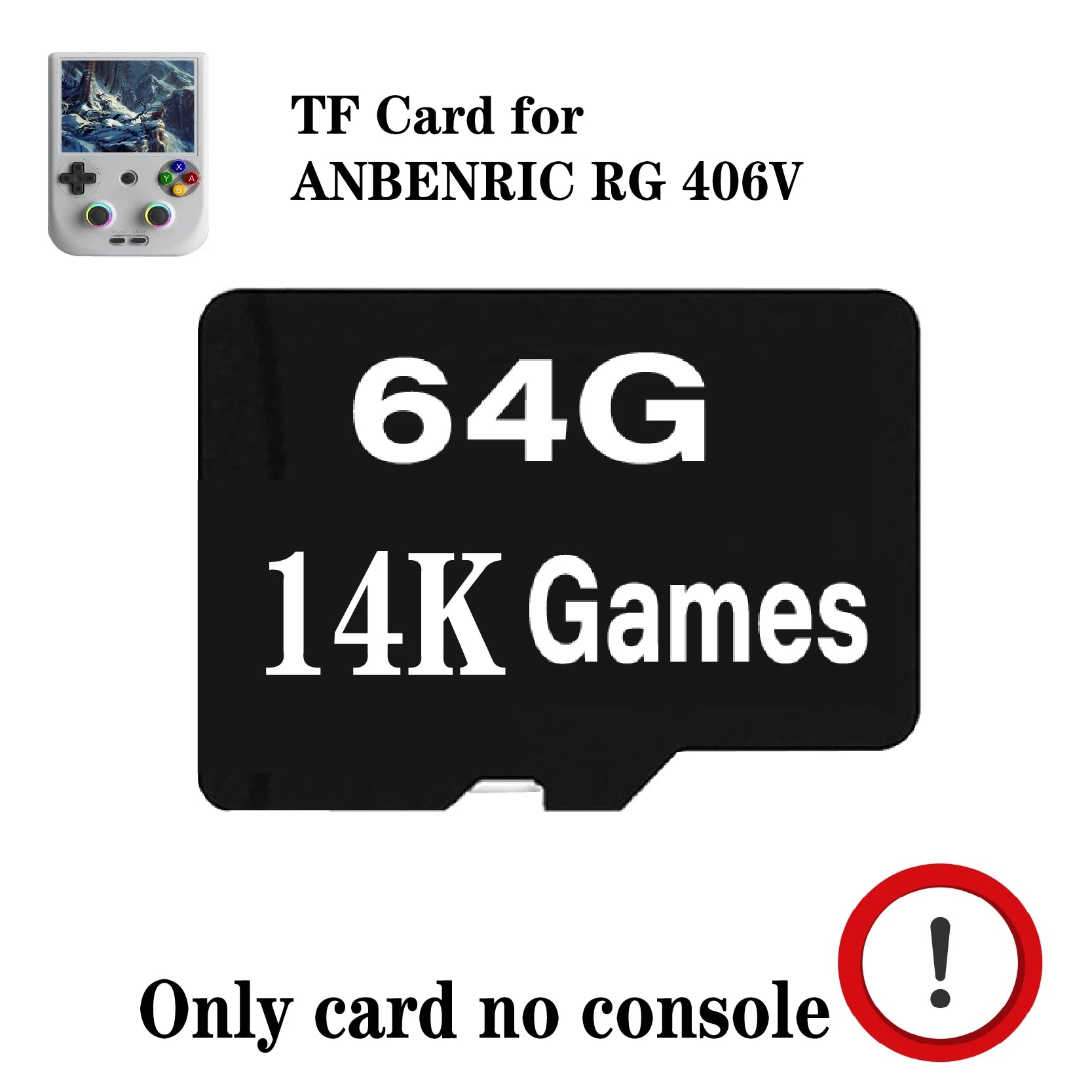 TF CARD FOR ANBERNIC RG 406V Handheld Game Console RG406V 4" IPS Multi-touch Screen Android13 Retro Video Games Support 1080p DP