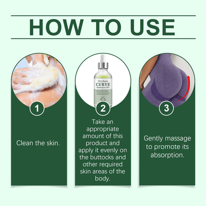 Collagen Buttock Firming Essence Oil Improve Skin Elasticity Relieve Skin Sagging Massage Muscles Reduce Fine Lines Hip Up Serum