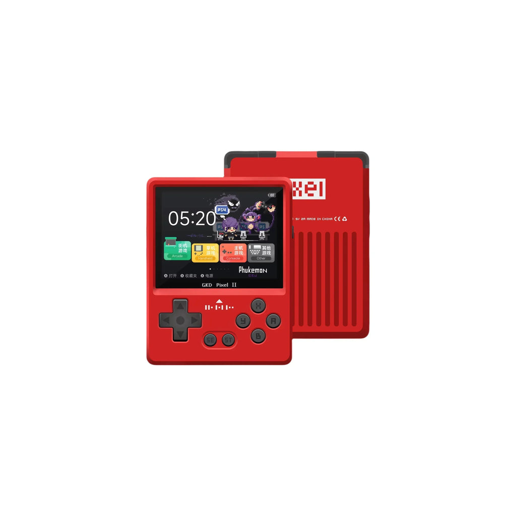 5000+ Games 2025 GKD Pixel 2 Metal Handheld Game Console 2.4" IPS 640x480 Retro PSP PSone 64GB CNC Portable Birthday Gift
