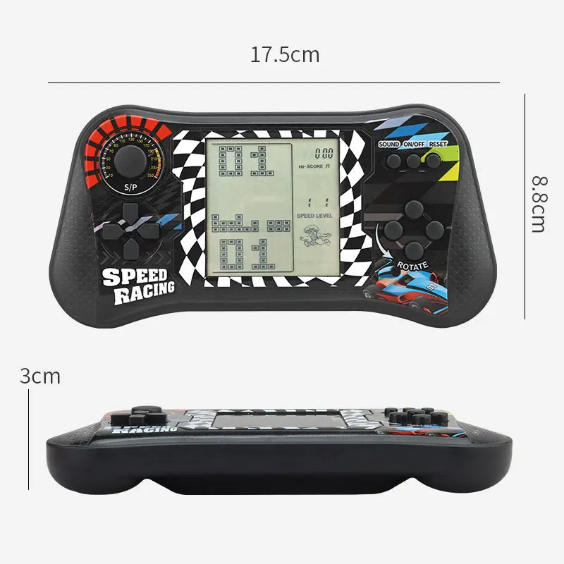 Puzzle Toys Handheld Game Console Classic Retro Tetris Handheld Game Player Nostalgic Educational Machine Childhood Kids Gift