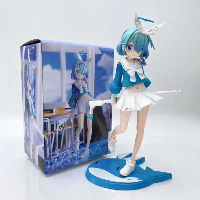 #2437 Blue Archive Ushio Noa Anime Girl Figure Plana/Rikuhachima Aru Action Figure Kiyosumi Akira Figurine Model Doll Toys Gifts