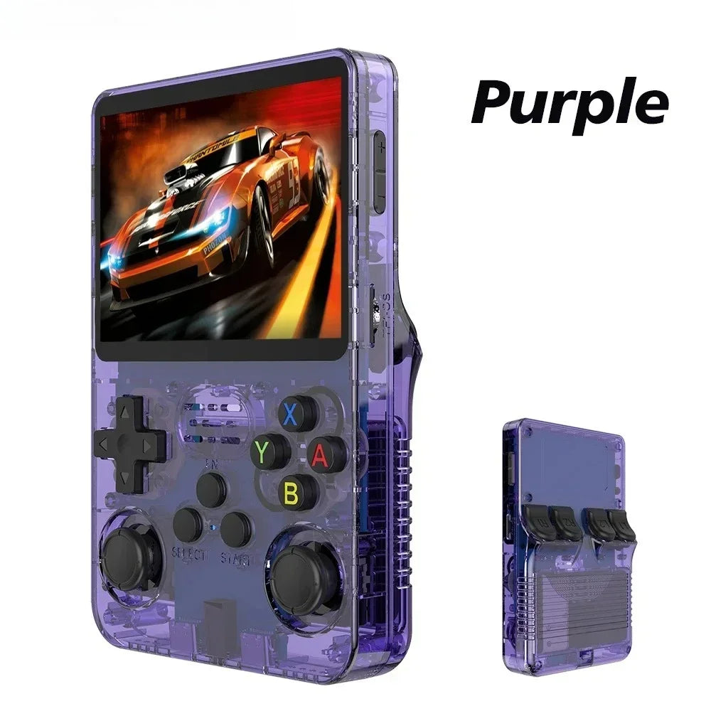 64G/128G R36S Retro Handheld Video Game Console Linux System 3.5 Inch IPS Screen R35s Pro Portable Pocket Video Player Games