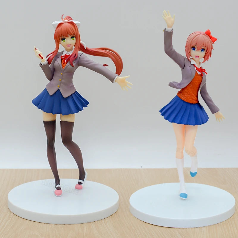 #2250 Literature Club! Sayori Anime Girl Figure #2283 Yuri Action Figure #2077 Natsuki/Monika Figurine Collection Model Doll Toy