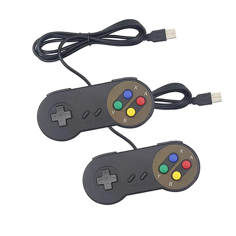 2PCS USB Gamepad Gaming Joystick Game Controller Retro Gamepads for PC NESPi RetroPie Game Control for Raspberry Pi 5 4 3 B